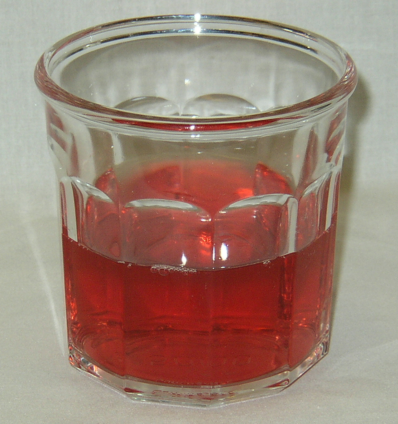 Working glass-durable and old-fashioned 
