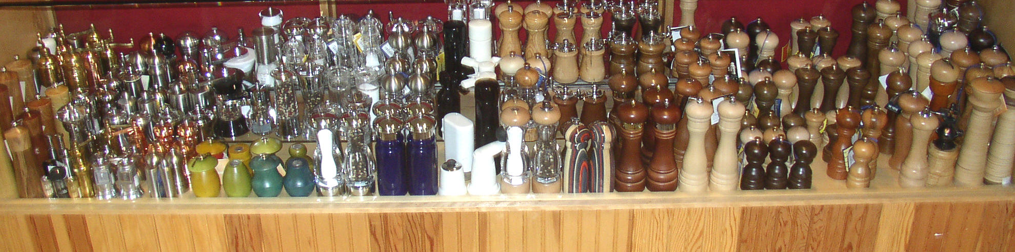 One of the largest selections of quality salt and pepper mills from around the world.